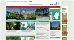 Desktop Screenshot of klinikum-soltau.de